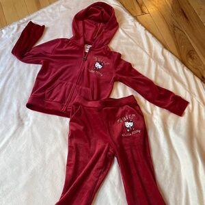 NEW Kids Juicy Couture - Sanrio Hello Kitty - Red Tracksuit - limited edition